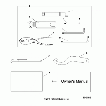 REFERENCES, TOOL KIT and OWNERS MANUAL - A17DAA50A7 (100163)