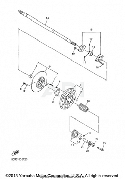 SECONDARY SHEAVE