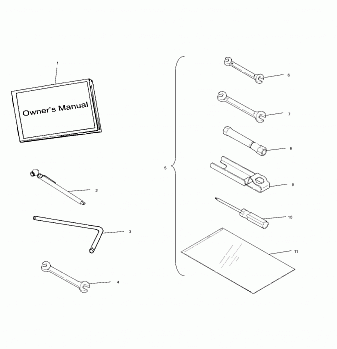 TOOL KIT - A02CL50AA/DA (4967986798E03)