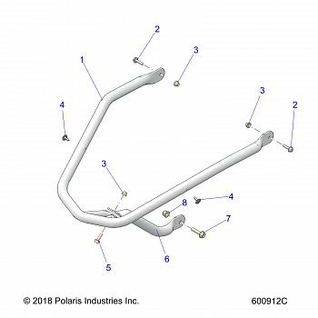 BODY, BUMPER, FRONT - S20CEA5BSL (600912C)