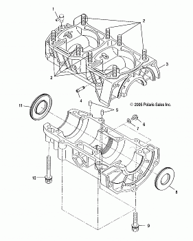 CRANKCASE - S06NJ5BSA (4997279727C05)