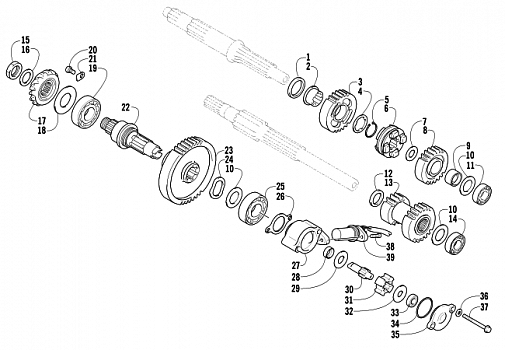 SECONDARY TRANSMISSION ASSEMBLY