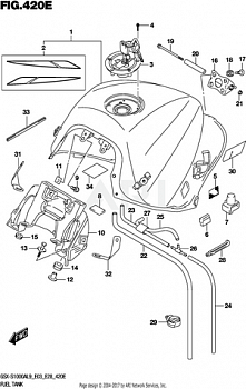 FUEL TANK (GSX-S1000YAL9 E28)