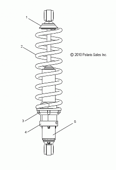 SUSPENSION, SHOCK, REAR TRACK - S16CM8 ALL OPTIONS (49SNOWSHOCKREAR7043733)