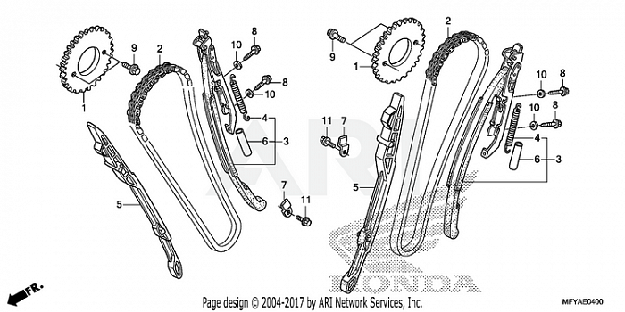 CAM CHAIN + TENSIONER