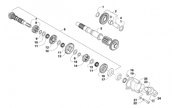 SECONDARY TRANSMISSION ASSEMBLY