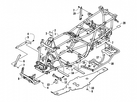 FRAME AND RELATED PARTS