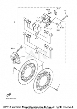 FRONT BRAKE CALIPER