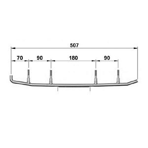 Коньки лыж усиленные 160 мм Yamaha SLD-0081-019