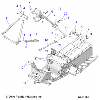 CHASSIS, CHASSIS ASM. and OVER STRUCTURE - S20EDP8PS (C601355)