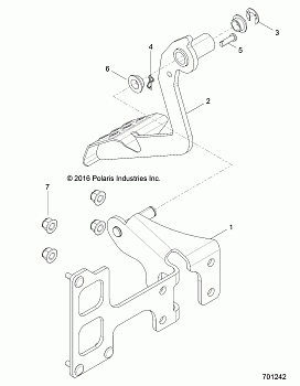 BRAKES, PEDAL and MASTER CYLINDER - Z17VHA57A2/E57AU (701242)