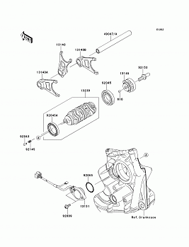 Gear Change Drum/Shift Fork(s)