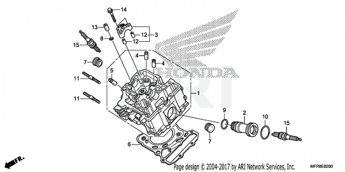 FRONT CYLINDER HEAD