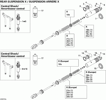 Take Apart Shock, Rear X