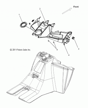 BODY, CONSOLE - S12BF6NSA/NSL (49SNOWCONSOLE12800SB)