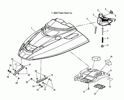 HOOD - S06NP5BSA/NE5BSB (4997239723A08)