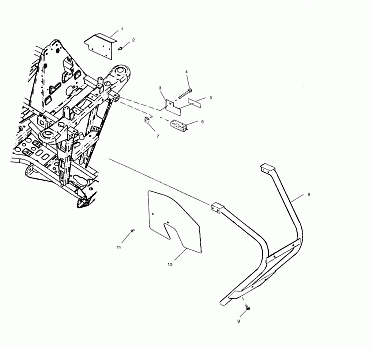 FRONT BUMPER and SHIELDS - A03BA25CA/CB (4975037503A05)