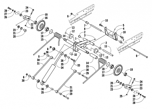 REAR SUSPENSION REAR ARM ASSEMBLY