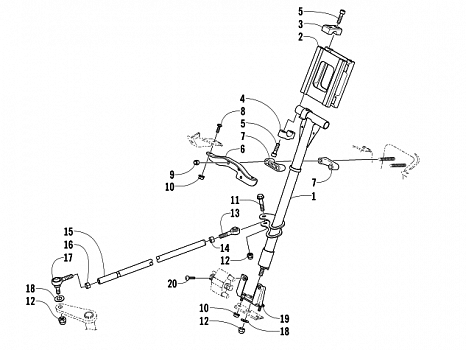 STEERING POST ASSEMBLY