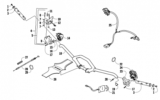 HANDLEBAR AND CONTROLS