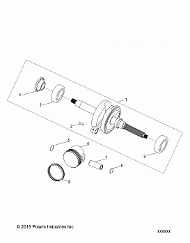 ENGINE, CRANKSHAFT and PISTON - A16YAK11AD/AF (A00034)