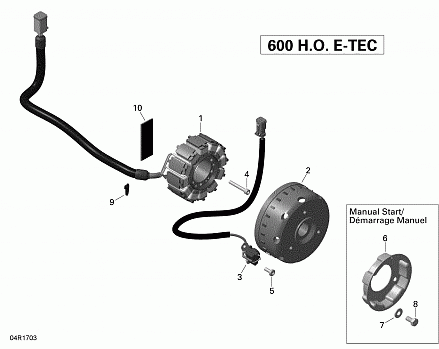 Magneto - 600HO E-TEC