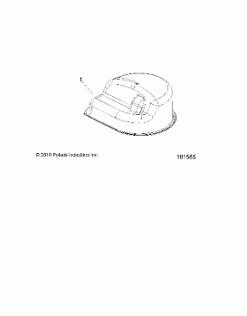 BODY, FUEL PUMP COVER - A18DAA50B7 (101585)