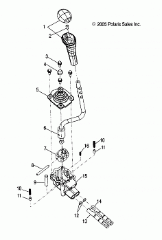 GEAR SELECTOR - A03CL50AA (4999201649920164C11)