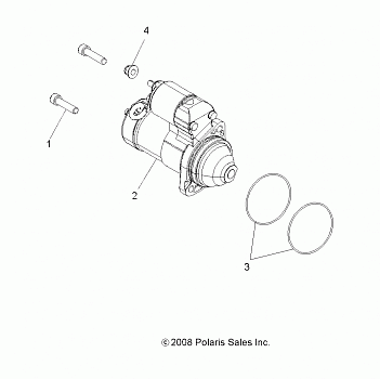 ENGINE, STARTING SYSTEM - A14ZN8EAB/C/I/M/P/S (49ATVSTARTER09SPXP850)