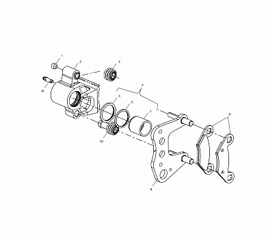 FRONT BRAKE - A02CH42AA (4968536853B03)