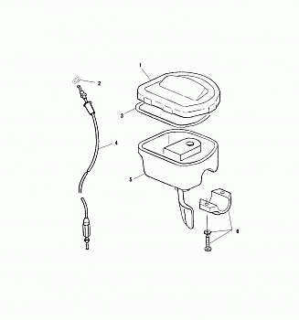 CONTROLS - THROTTLE ASM./CABLE - A01CB32AA (4963966396B004)