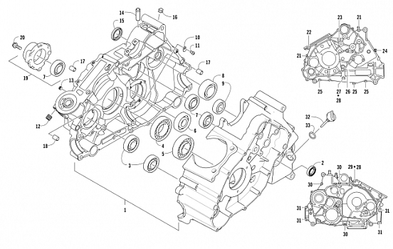 CRANKCASE ASSEMBLY