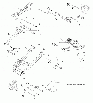 SUSPENSION, REAR CONTROL ARMS - R12VE76FX/FI (49RGRSUSPRR10RZR)