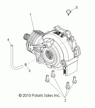 DRIVE TRAIN, FRONT GEARCASE - Z14VH57AD/6EAI/6EAW (49RGRGEARCASEMTG11RZR)