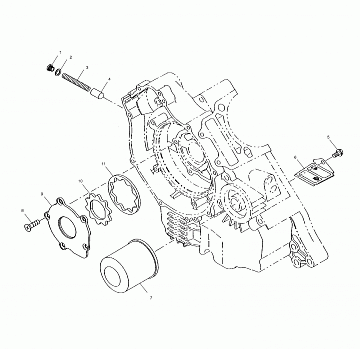 OIL PUMP and OIL FILTER - A01CB32AA (4963966396D005)