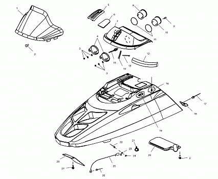 HOOD - S00SR8BSA (4954115411A010)