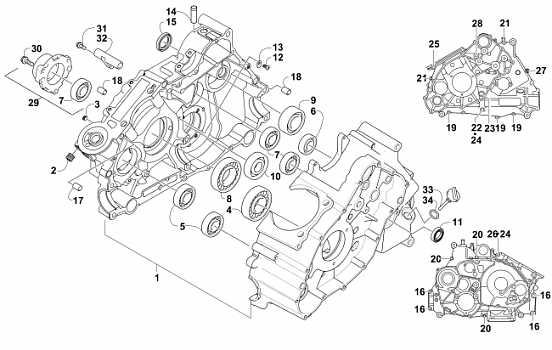 CRANKCASE ASSEMBLY