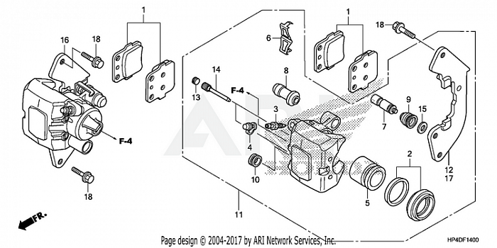 FRONT BRAKE CALIPER