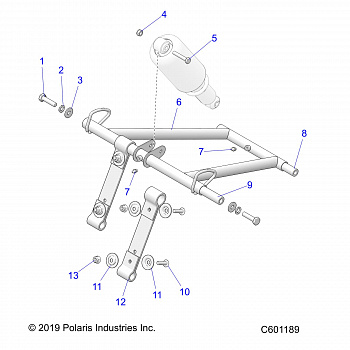 SUSPENSION, TORQUE ARM, FRONT - S20CFE5BSL (C601189)