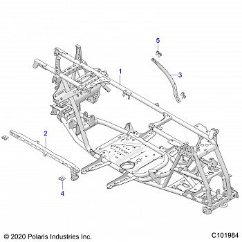 CHASSIS, MAIN FRAME - A20SXN85A8/CA8 (C101984)