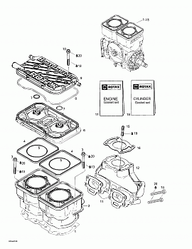 Cylinder, Exhaust Manifold