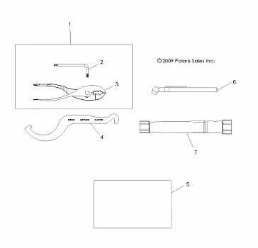 TOOLS, TOOL KIT - A14GH8EFI (49ATVTOOL10SPXP550)