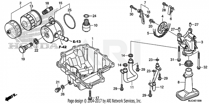 OIL PAN + OIL PUMP