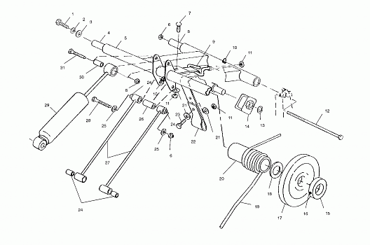 REAR TORQUE ARM - S01SB8AS (4960686068B013)