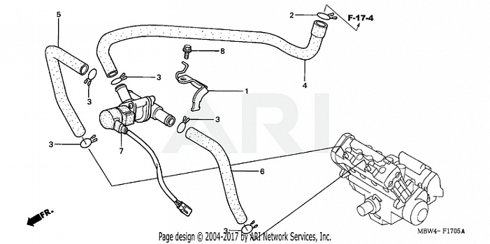 AIR INJECTION CONTROL VALVE ('01-'06)