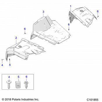 BODY, FRONT FENDERS - A20HAB15N2 (C101855)