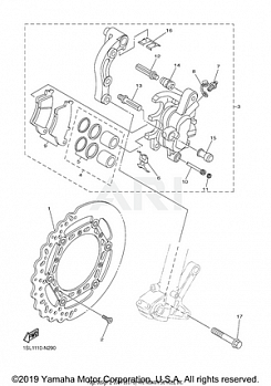 FRONT BRAKE CALIPER