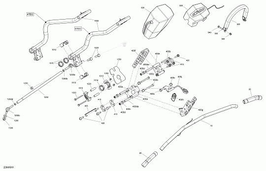 Steering - 600HO E-TEC SE