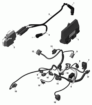 Engine Harness And Electronic Module - 315 - XXC