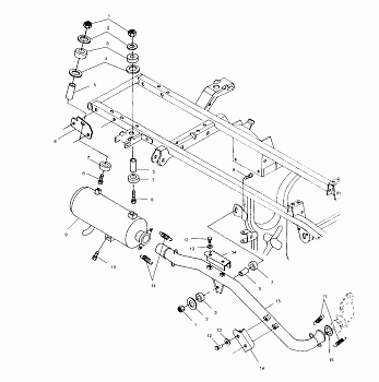 EXHAUST SYSTEM - A00CH50AA (4954805480A014)